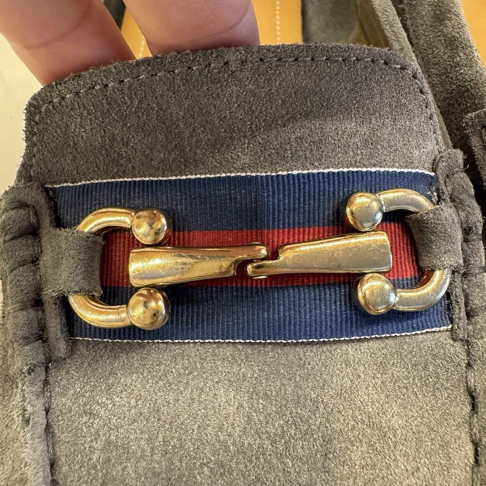 Coach And Four Romeo Driving Loafer  Gray‎  Leather  Size 9M
